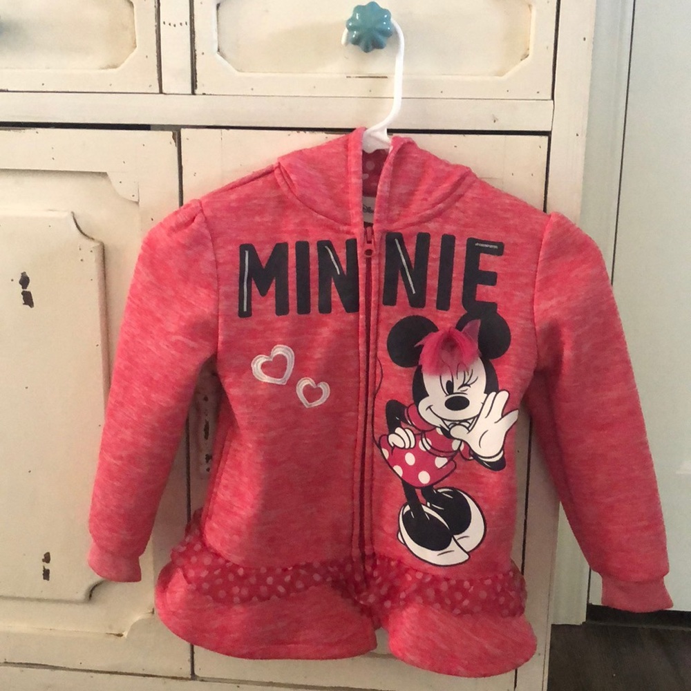 Minnie Mouse Disney Zip Up Hoodie